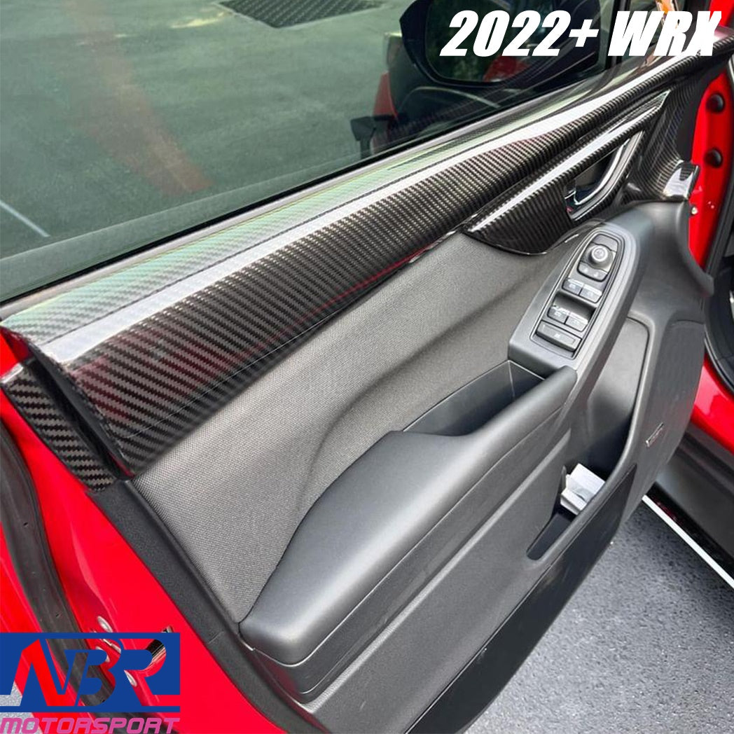 Subaru 2022+ WRX Dry Carbon Fiber Front Door Panel Covers – NBR