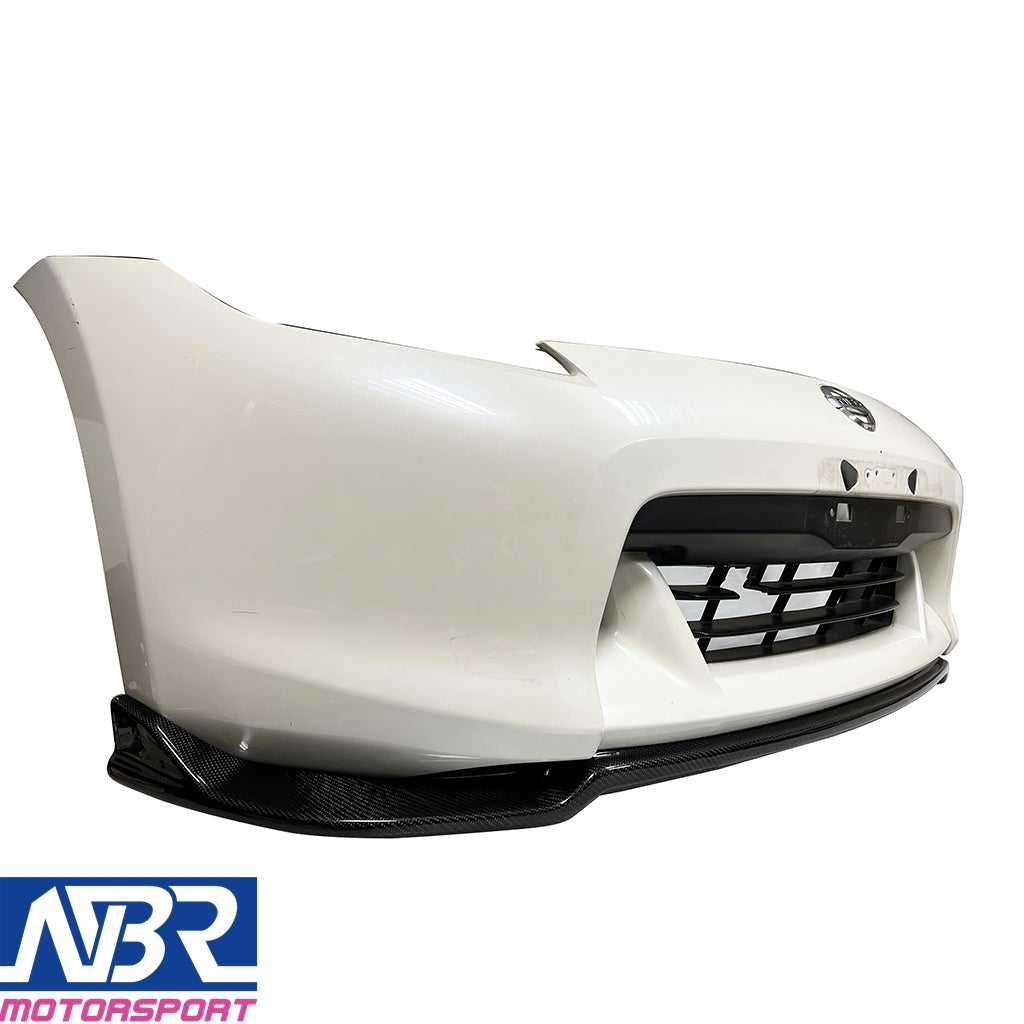 Z34370Z2009-2012カーボンファイバーフロントリップV1スタイル-NBR