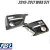 2015-2017 WRX STI Dry Carbon Fiber DRL Bezels (18-21 Look) - NBR Motorsport