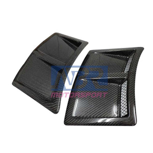 2015-2021 WRX STI S207 Style Carbon Fiber Rear Bumper Vent Inserts