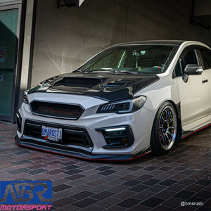 2018-2021 WRX STI Dry Carbon Fiber DRL Bezels Sequential Turn Signals - NBR Motorsport