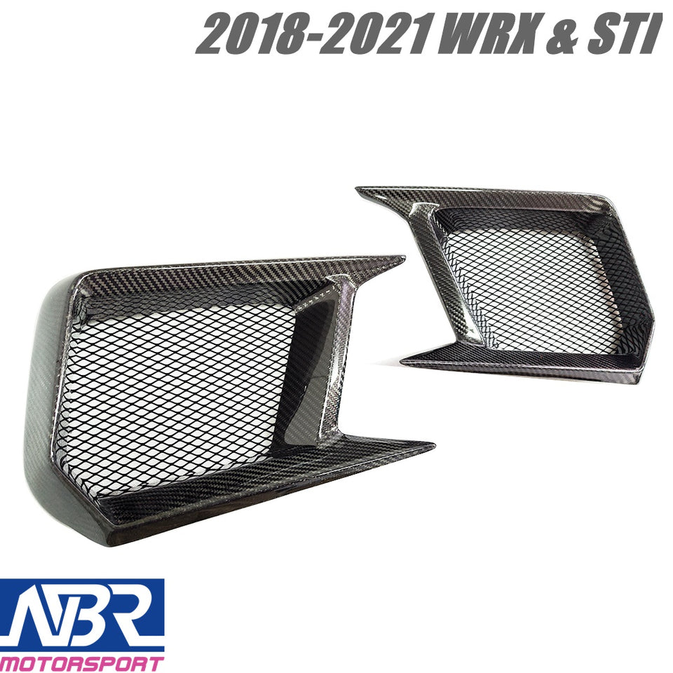 2018-2021 WRX STI Carbon Fiber Bezels - NBR Motorsport