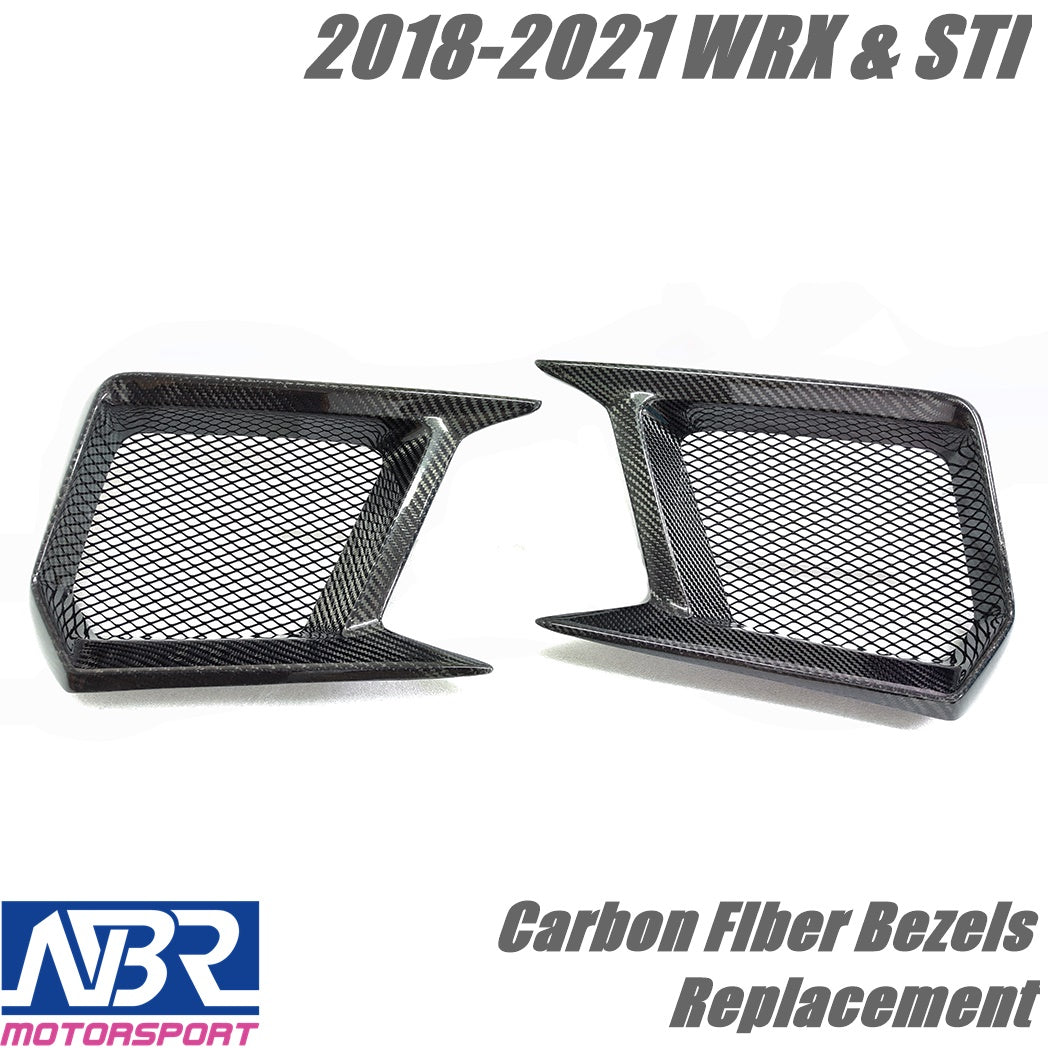 2018-2021 WRX STI Carbon Fiber Bezels – NBR Motorsport