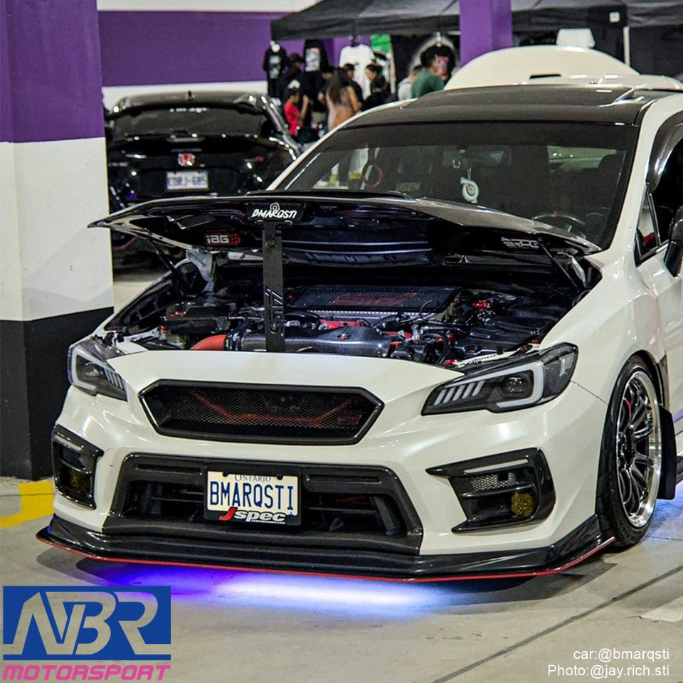 2018-2021 WRX STI Dry Carbon Fiber DRL Bezels Sequential Turn Signals - NBR Motorsport