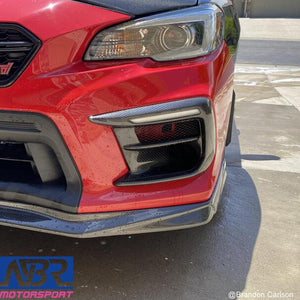 2018-2021 WRX STI Dry Carbon Fiber DRL Bezels Sequential Turn Signals - NBR Motorsport