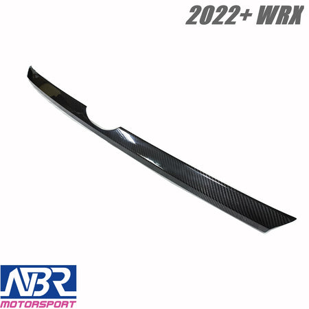 Subaru 2022+ Dry WRX Carbon Fiber Rear Trunk Trim Cover - NBR Motorsport