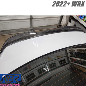 2022+ WRX Carbon Fiber STI Style Duckbill Trunk Spoiler V1 - NBR Motorsport