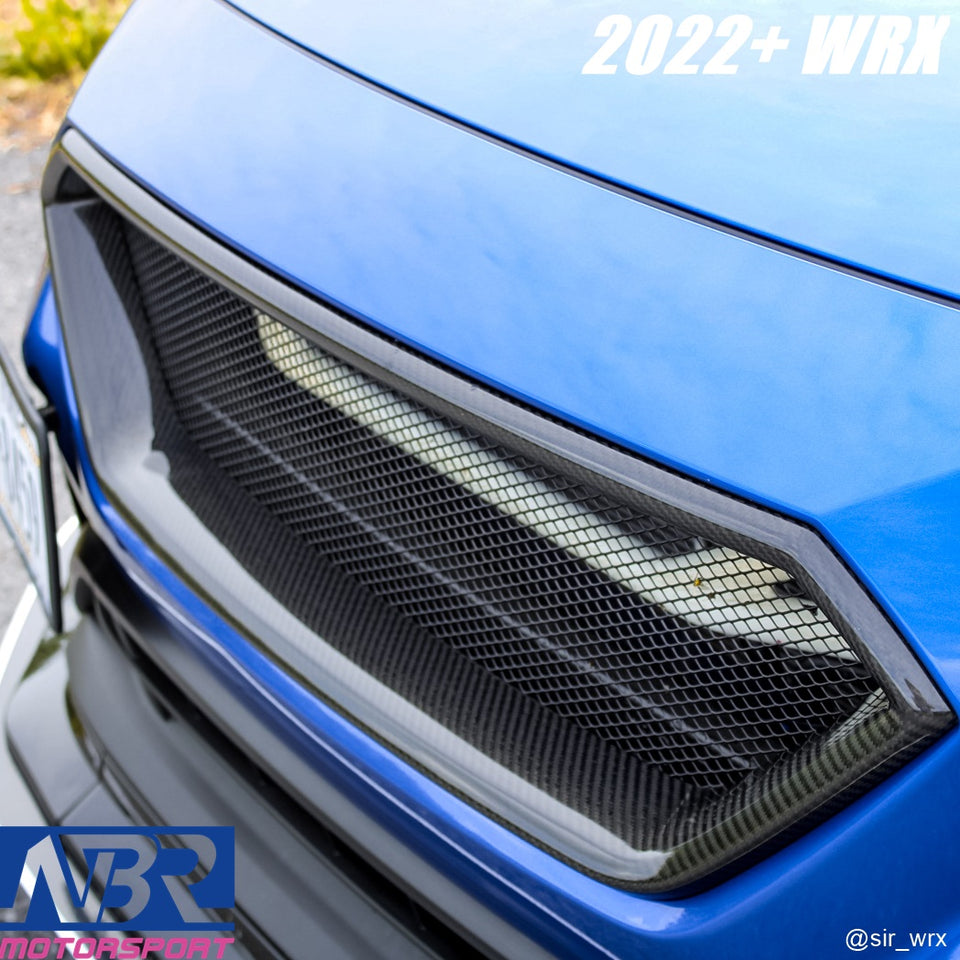 2022+ WRX Carbon Fiber Front Grille + Front Brace - NBR Motorsport