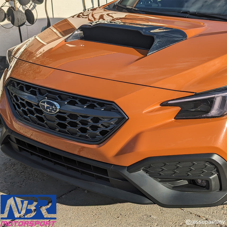 Subaru 2022+ WRX Carbon Fiber Hood Scoop Replacement V1 Style - NBR Motorsport