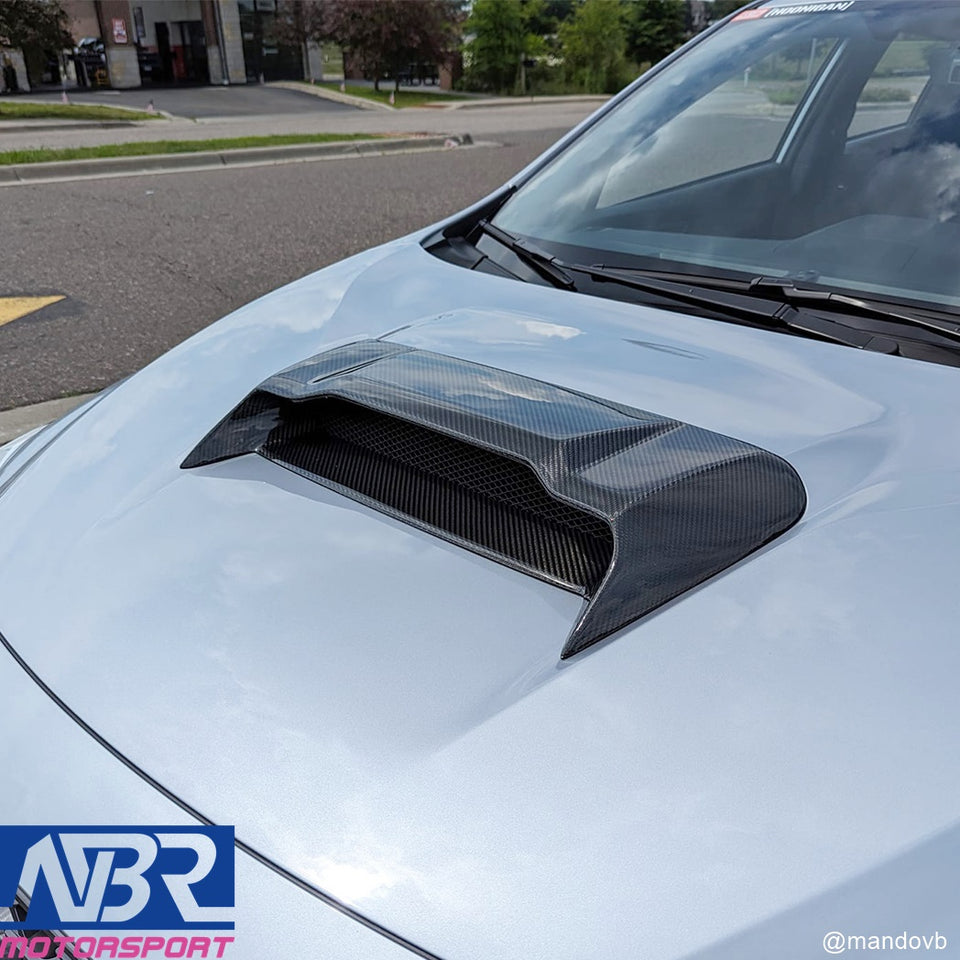 Subaru 2022+ WRX Carbon Fiber Hood Scoop Replacement V1 Style - NBR Motorsport