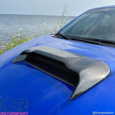 Subaru 2022+ WRX Carbon Fiber Hood Scoop Replacement V1 Style - NBR Motorsport