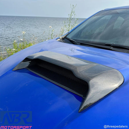 Subaru 2022+ WRX Carbon Fiber Hood Scoop Replacement V1 Style - NBR Motorsport