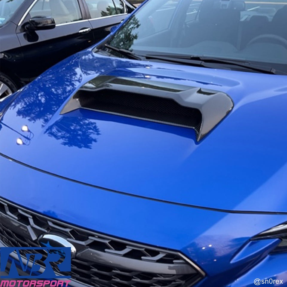 Subaru 2022+ WRX Carbon Fiber Hood Scoop Replacement V1 Style - NBR Motorsport