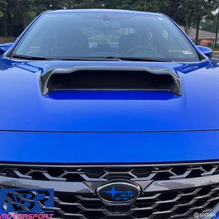Subaru 2022+ WRX Forged Carbon Fiber Hood Scoop Replacement V1 Style - NBR Motorsport