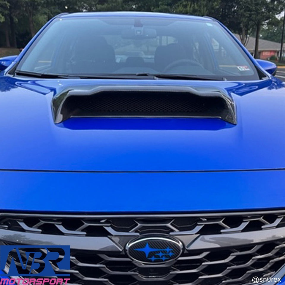 Subaru 2022+ WRX Carbon Fiber Hood Scoop Replacement V1 Style - NBR Motorsport