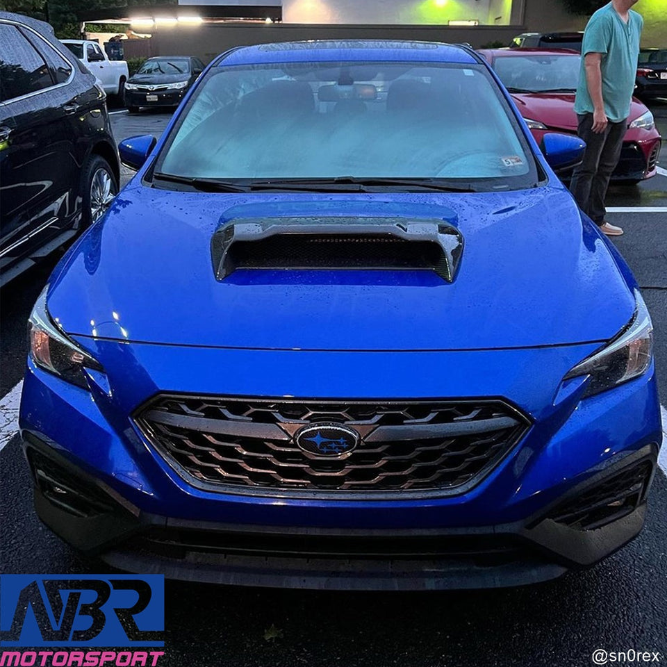 Subaru 2022+ WRX Carbon Fiber Hood Scoop Replacement V1 Style - NBR Motorsport