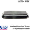 Subaru 2022+ WRX Carbon Fiber Hood Scoop Replacement V2 Style - NBR Motorsport