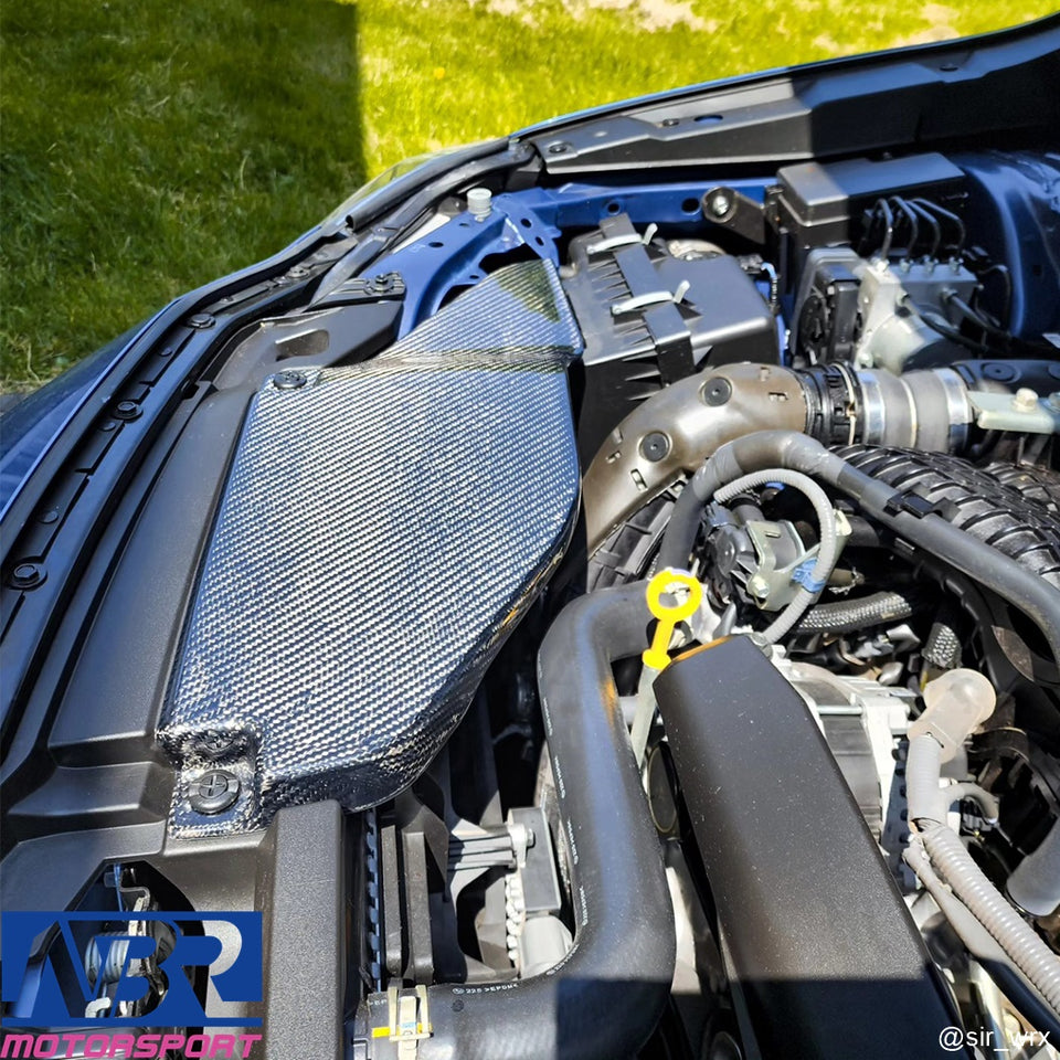 Subaru 2022+ WRX Dry Carbon Engine Fender Shrouds Vented & Carbon Intake Duct - NBR Motorsport