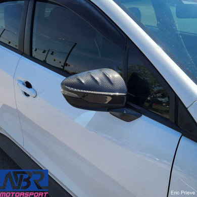Subaru 2022+ WRX Dry Carbon Fiber Mirror Caps Replacement V2 Style - NBR Motorsport