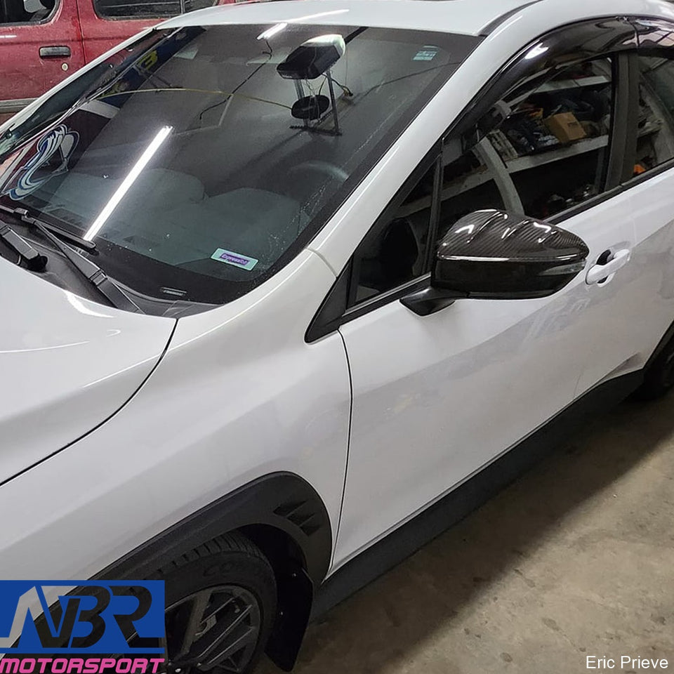 Subaru 2022+ WRX Dry Carbon Fiber Mirror Caps Replacement V2 Style - NBR Motorsport