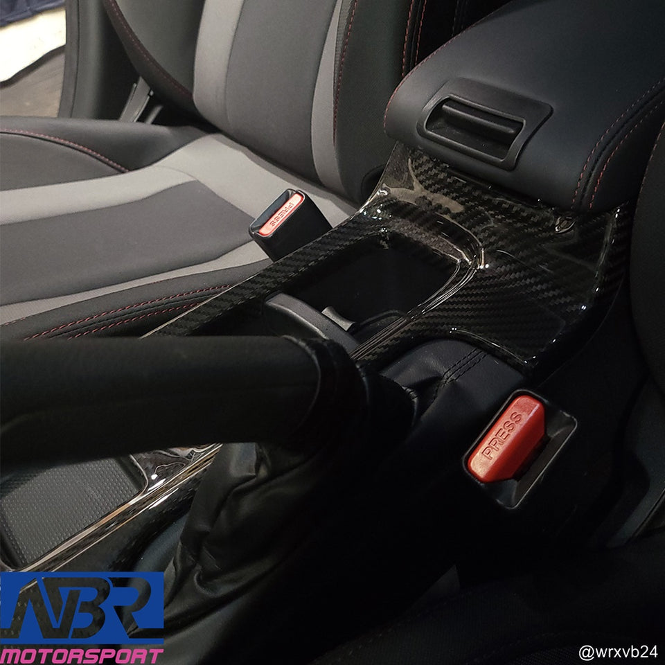 Subaru 2022+ WRX Dry Carbon Fiber MT Shifter Console Cover LHD Only - NBR Motorsport