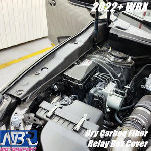Subaru 2022+ WRX VB Dry Carbon Fiber Fuse Box Cover & Relay Box Cover - NBR Motorsport