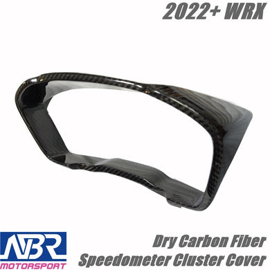 Subaru 2022+ WRX Dry Carbon Fiber Speedometer Cluster Frame Cover LHD