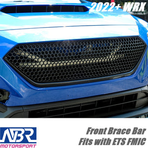 Subaru 2022+ WRX Front Brace Bar V1 Style Fits With ETS & Mishimoto FMIC - NBR Motorsport