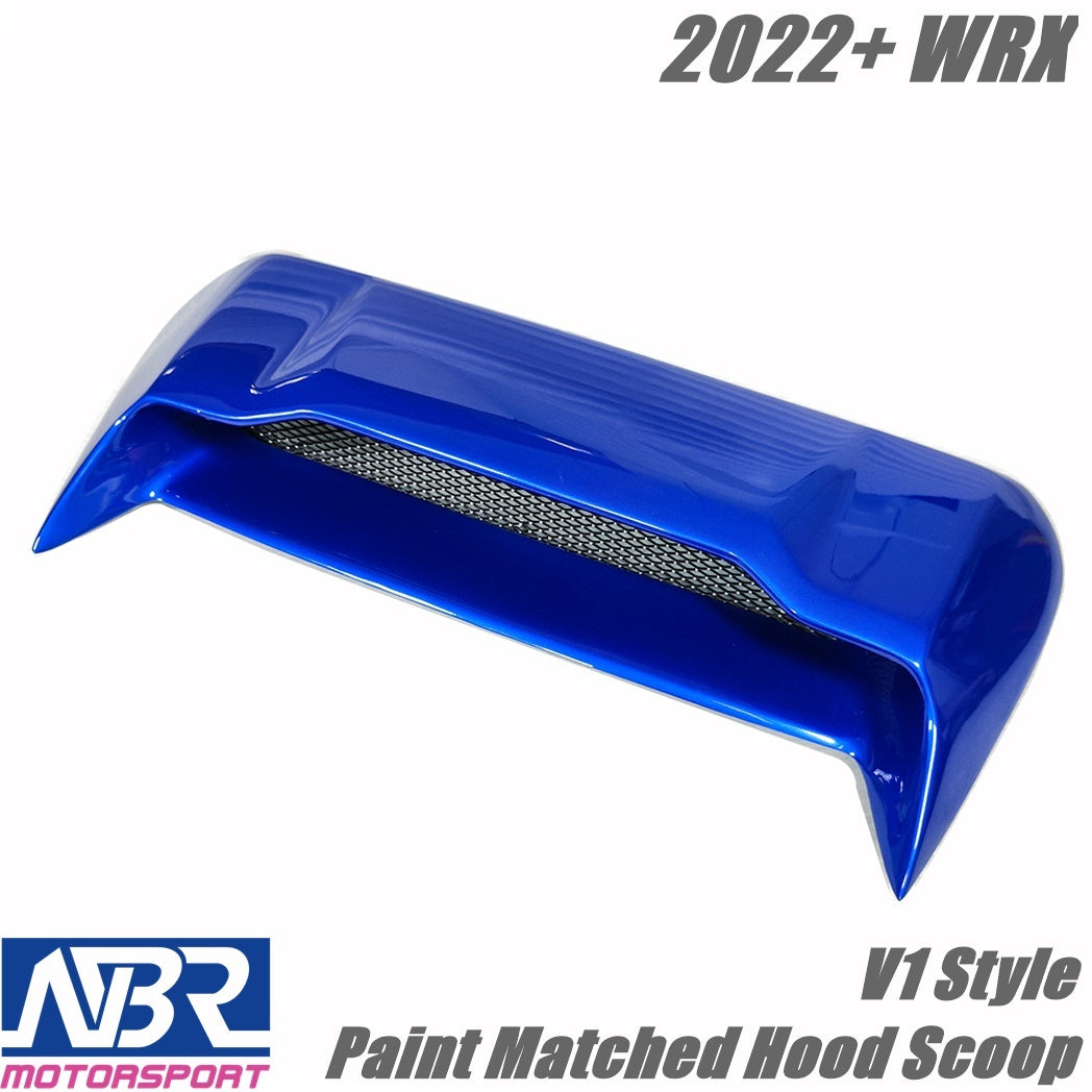 Subaru 2022+ WRX Paint Matched Hood Scoop Replacement V1 Style