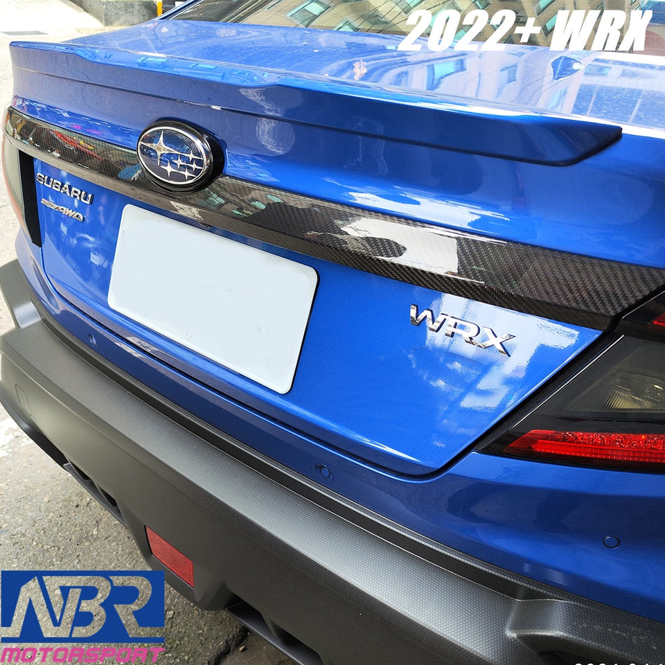 Subaru 2022+ Dry WRX Carbon Fiber Rear Trunk Trim Cover - NBR Motorsport