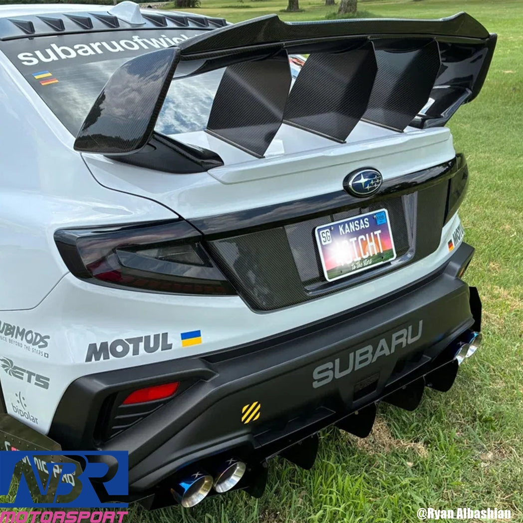 2015-2021 WRX＆STIカーボンファイバーウィングガーニーフラップ – NBR