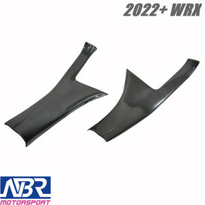 Subaru 2022+ WRX Dry Carbon Fiber Rear Door Sill Covers - NBR Motorsport