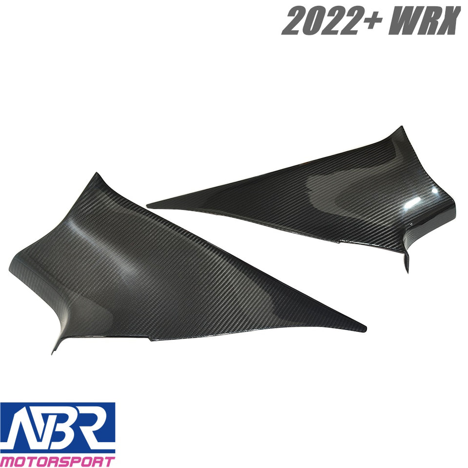 WRX Dry Carbon Fiber C-Pillar Covers