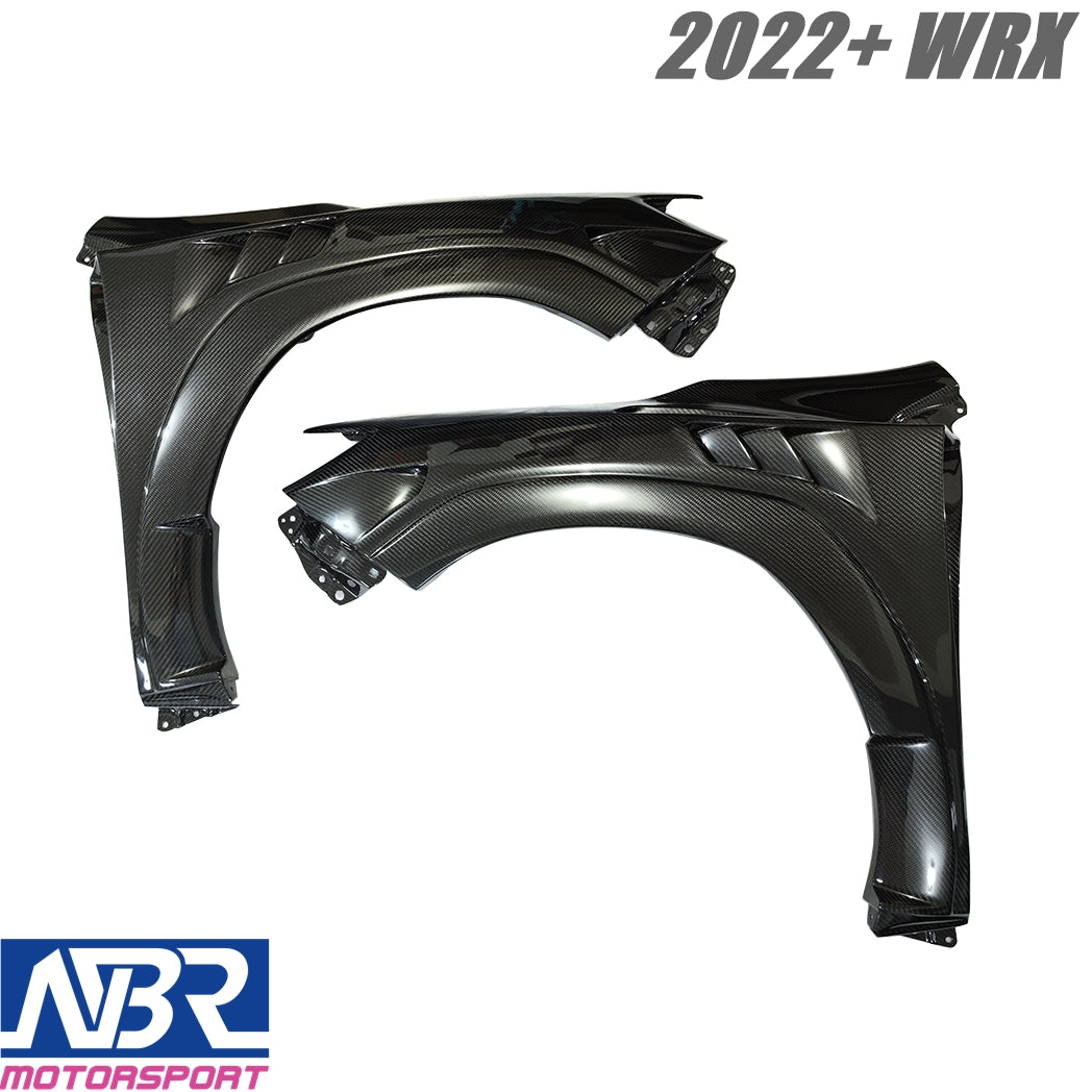 vb wrx dry Carbon Fiber Vented Fenders