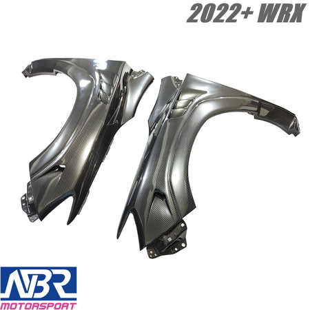 vb wrx dry Carbon Fiber Vented Fenders