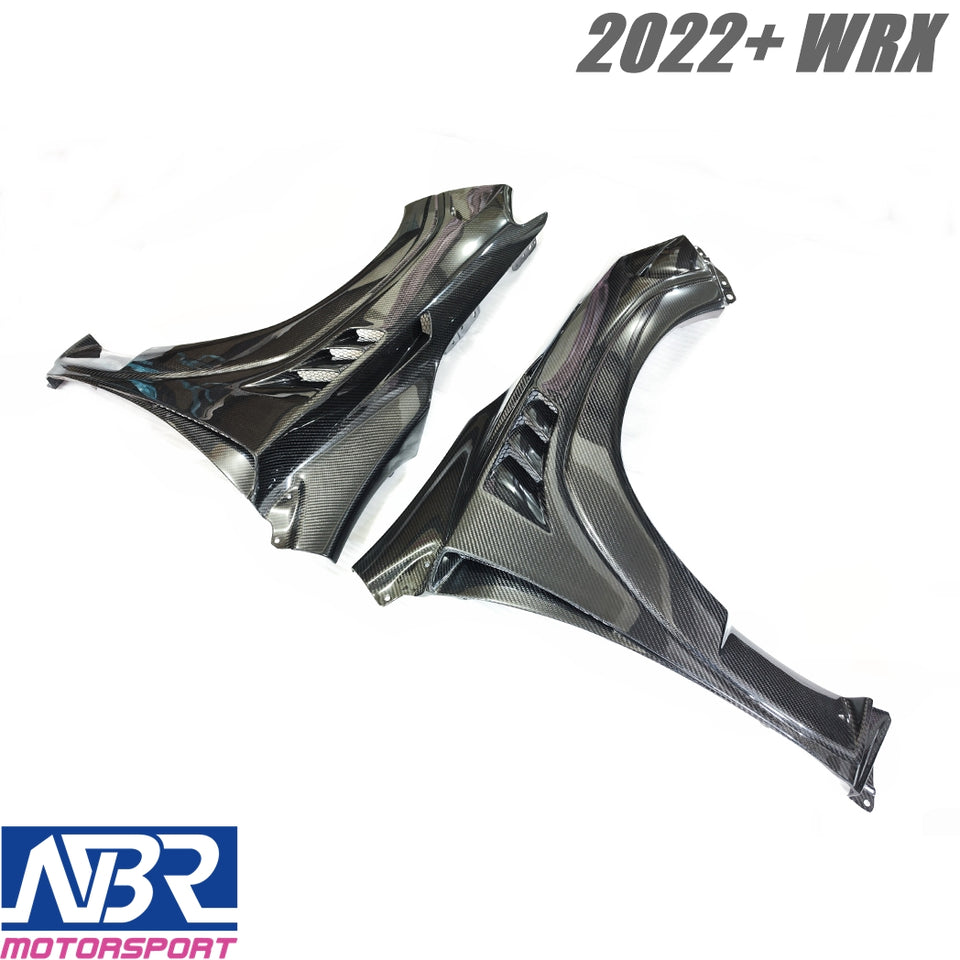 vb wrx dry Carbon Fiber Vented Fenders