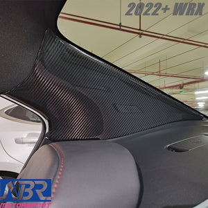 vb WRX Dry Carbon Fiber C-Pillar Covers