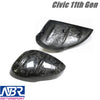 Civic 11th Forged Carbon Fiber Mirror Caps