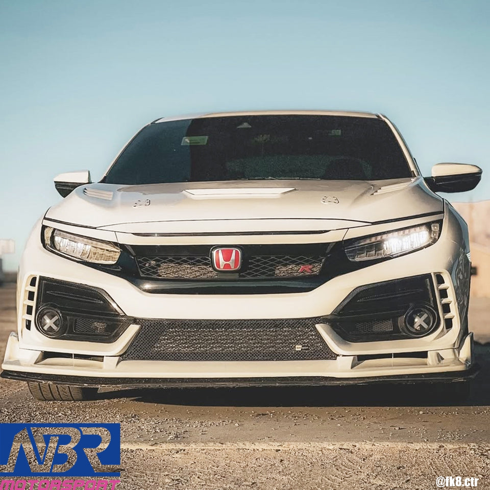 FK8 Type R Dry Carbon Fiber Front Bumper Garnish