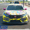  FK8 Type R Carbon Fiber Front Bumper Garnish