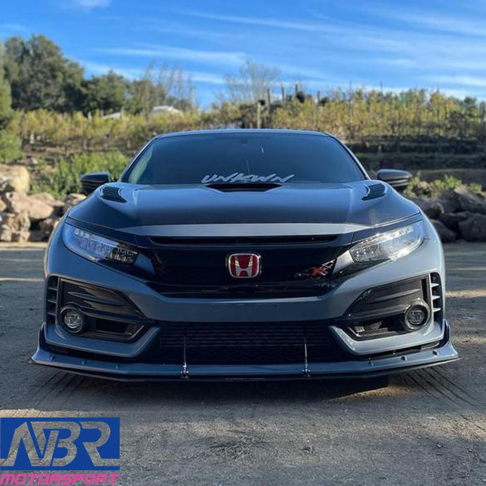 Civic FK8 Type R Dry Carbon Fiber Front Bumper Garnish