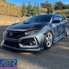 Honda Civic FK8 Type R Dry Carbon Fiber Front Bumper Garnish 