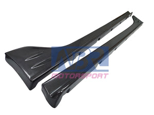 Toyota 2012-2020 FR-S 86 Carbon Fiber Side Skirt Add-on - NBR Motorsport