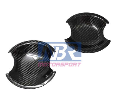 2012+ FR-S 86 Dry Carbon Fiber Exterior Door Handle Insert - NBR Motorsport