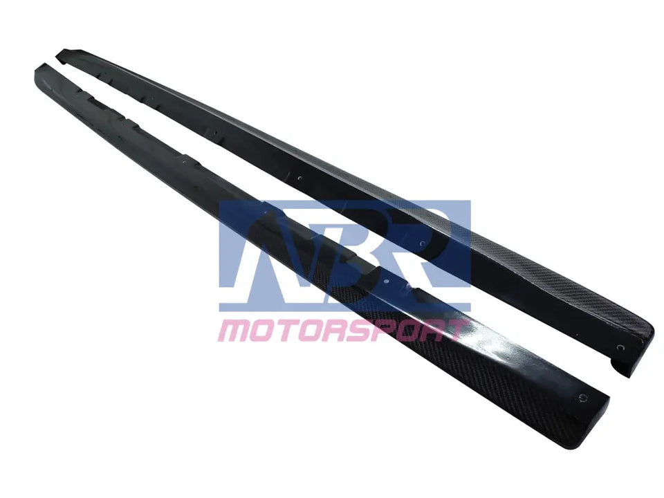 2015-2021 WRX STI Carbon Fiber Side Skirt C Style Add-on - NBR Motorsport