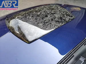 2015-2021 WRX & STI Forged Carbon Fiber Oversize Hood Scoop - NBR Motorsport
