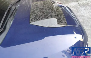 2015-2021 WRX & STI Forged Carbon Fiber Oversize Hood Scoop - NBR Motorsport