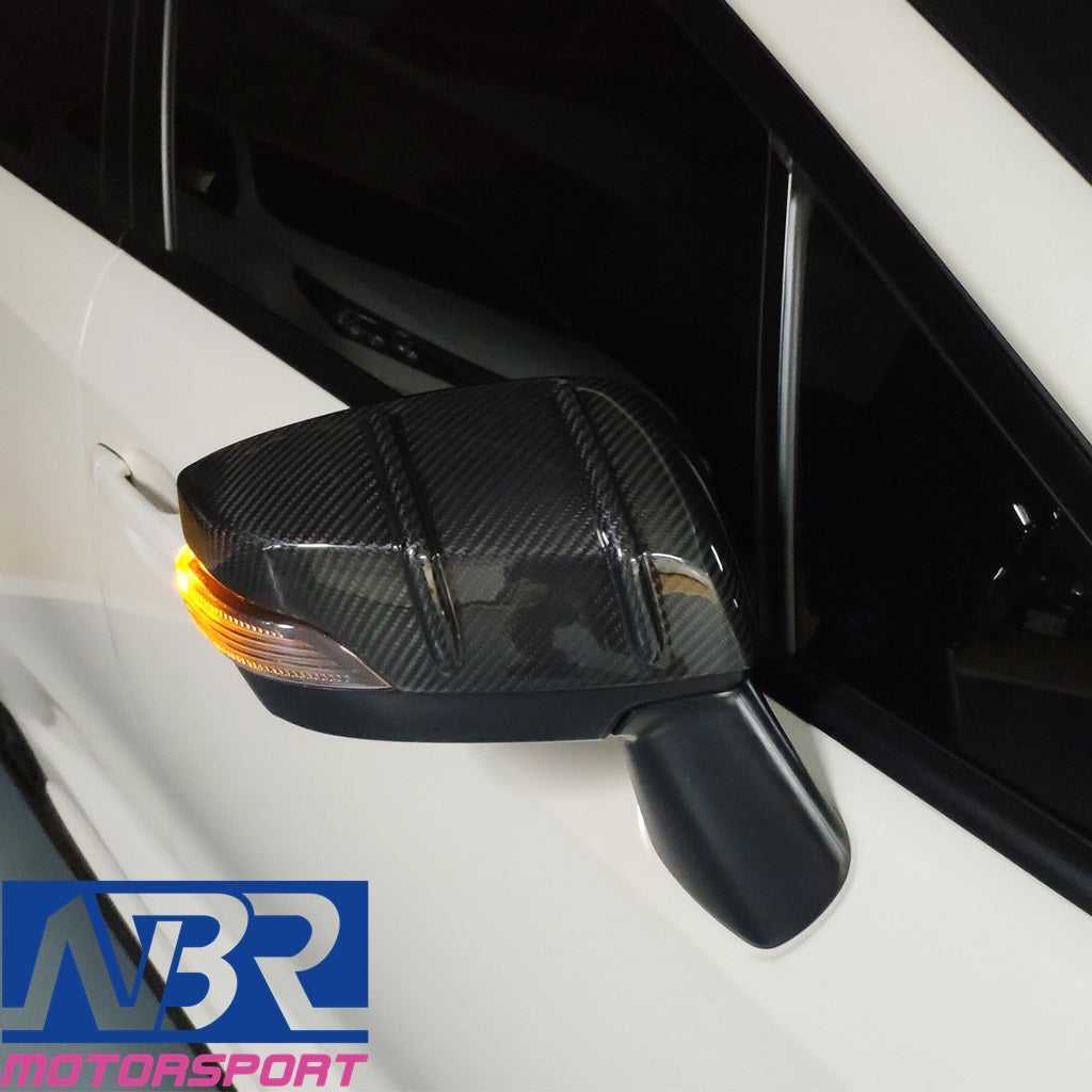2015-2021WRXSTIドライカーボンファイバーミラーカバーRA-Rスタイル