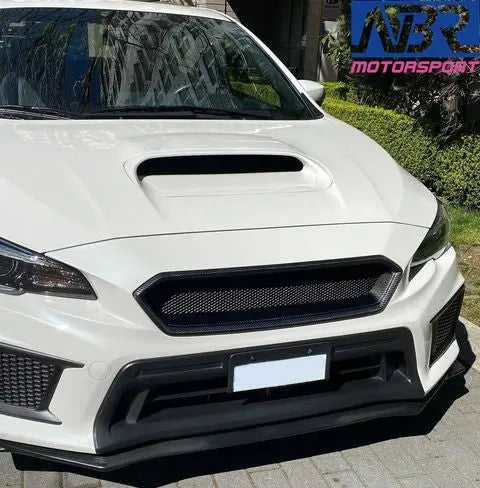 2018-2021 WRX STI Carbon Fiber Front Grille V2 Style (with ridge) - NBR Motorsport