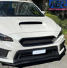 2018-2021 WRX STI Carbon Fiber Front Grille V2 Style (with ridge) - NBR Motorsport